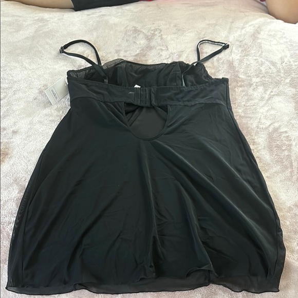 Auden Black Sheer Nightgown - Picture 2 of 2